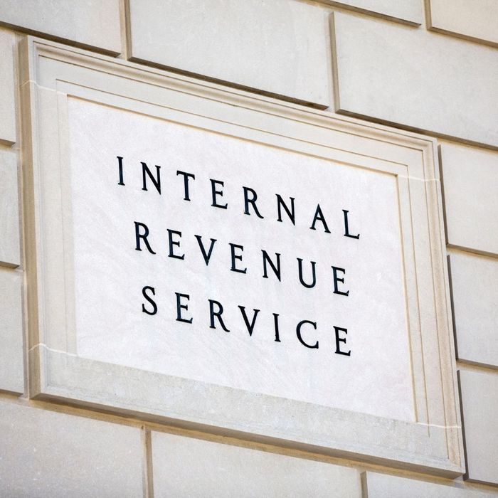 Plaque for the IRS