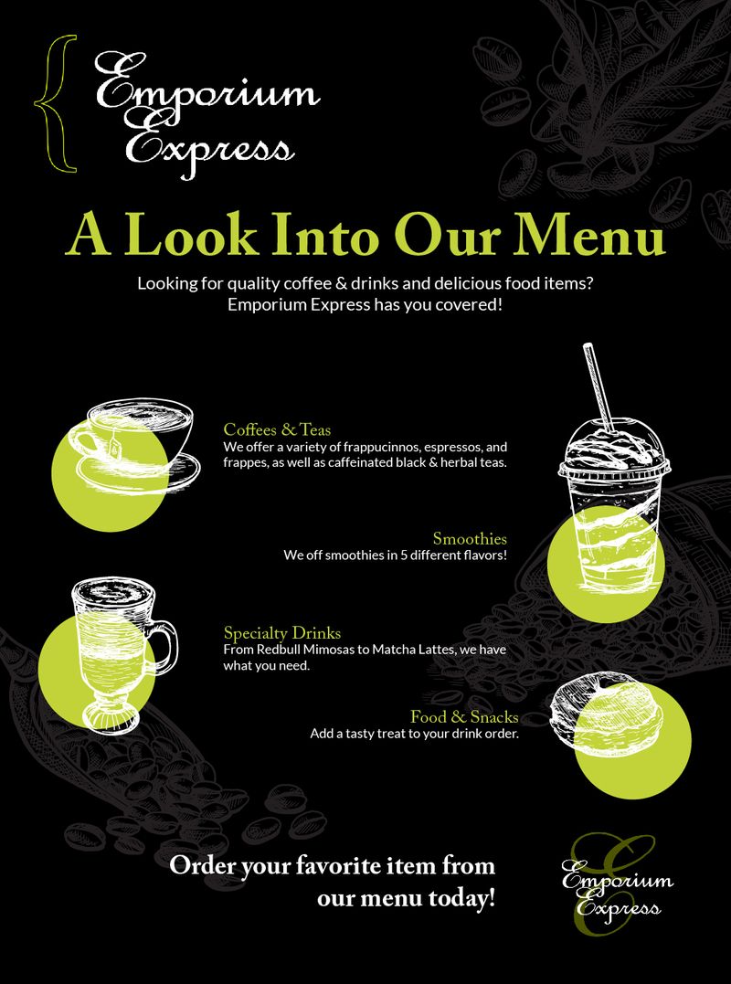 Discover Our Menu