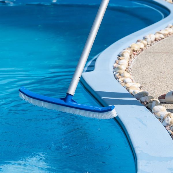 cleaning a pool