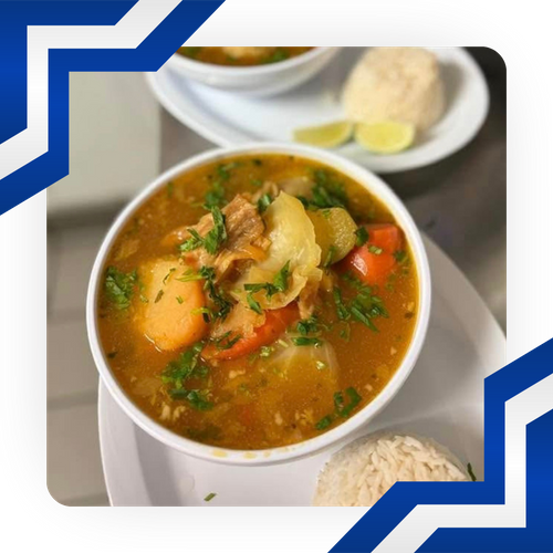 Bowl of Salvadoran food Bowl of Salvadoran food