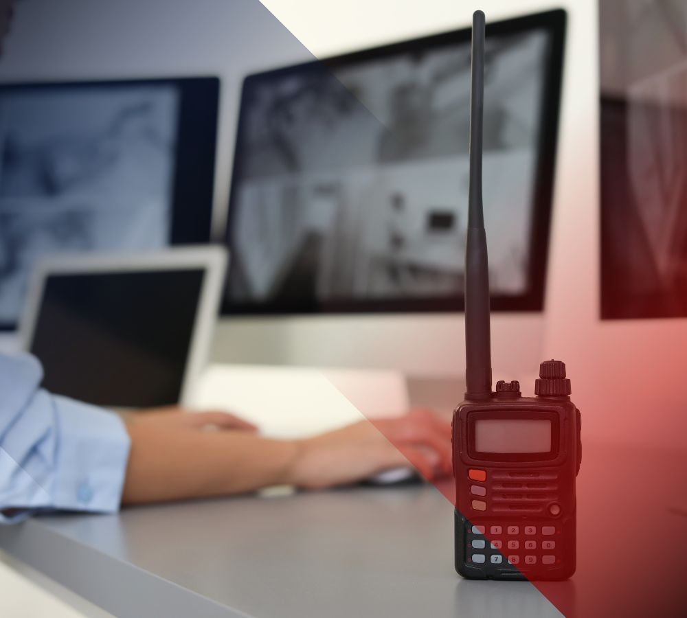 Image of a walkie-talkie Image of a walkie-talkie