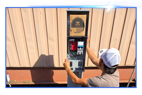 EV charger installation.