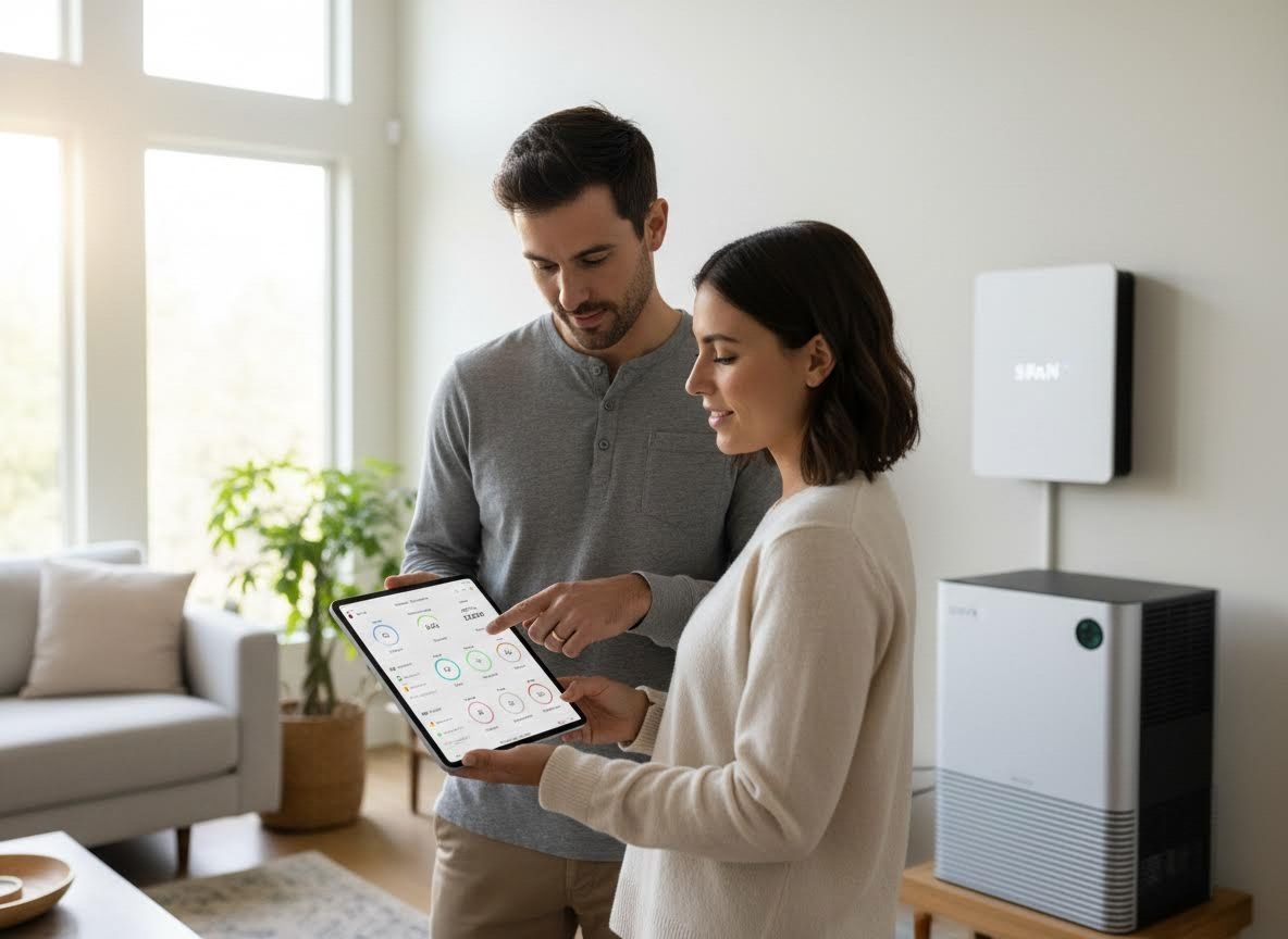 Couple Monitoring Home Energy and Air Quality with Smart Devices