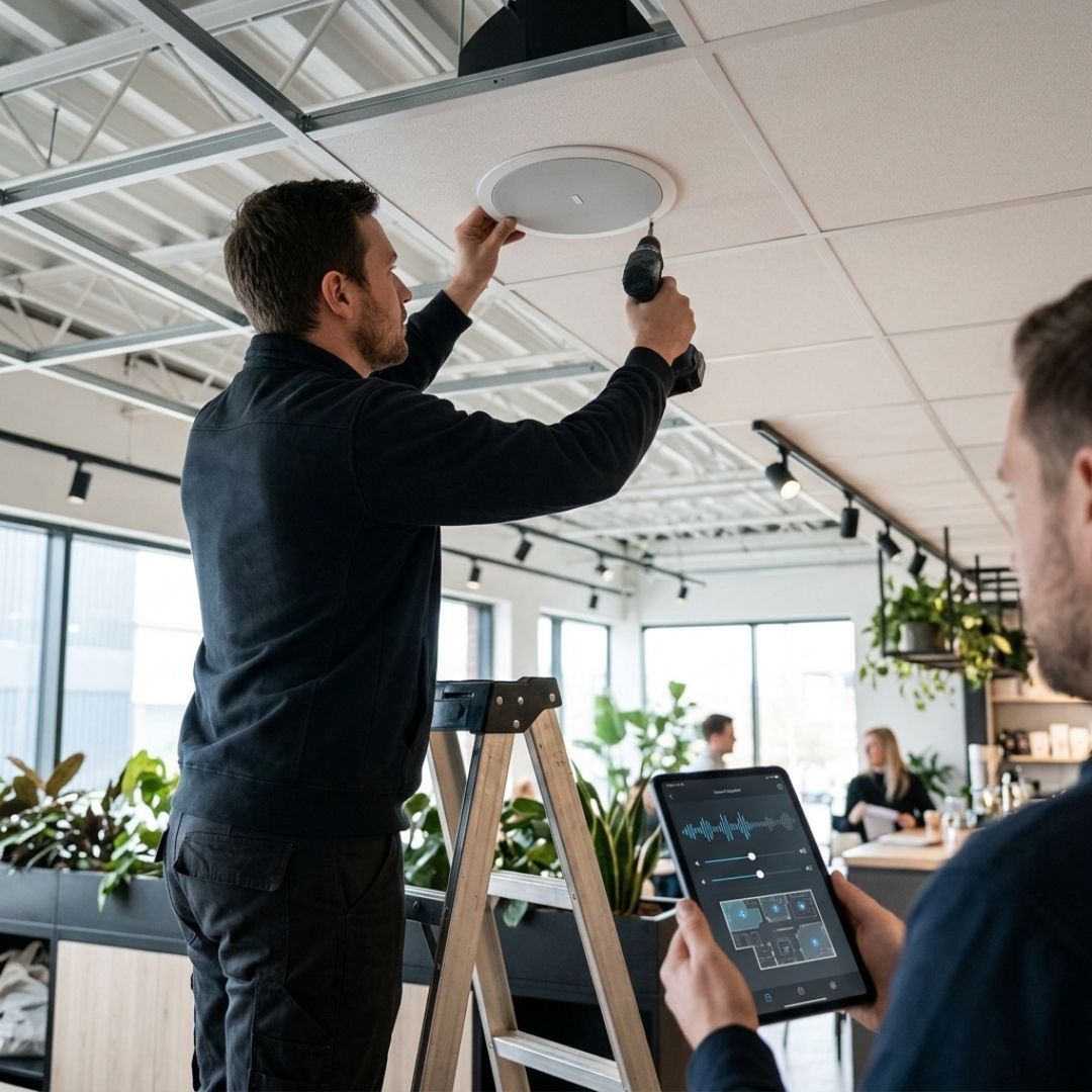 Cloud-Managed Commercial Sound System installation