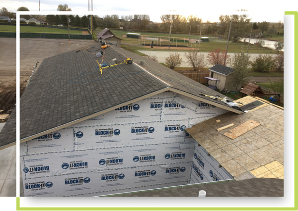 image of a roofing project
