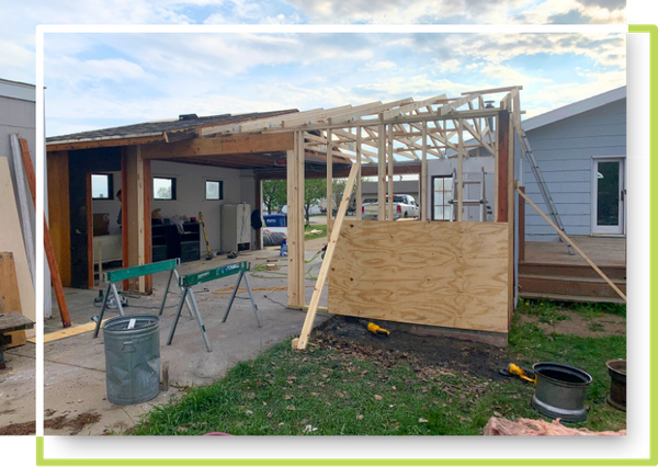 image of a framing job