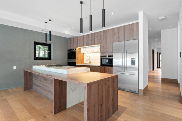 Remodeled kitchen