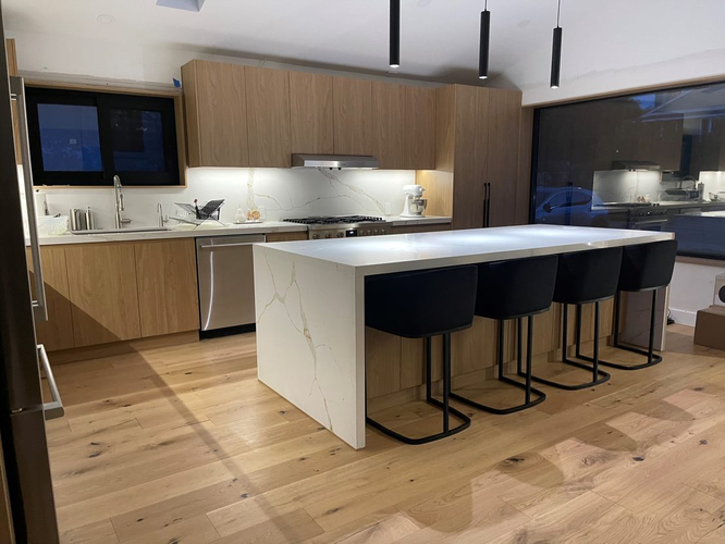 Open concept kitchen