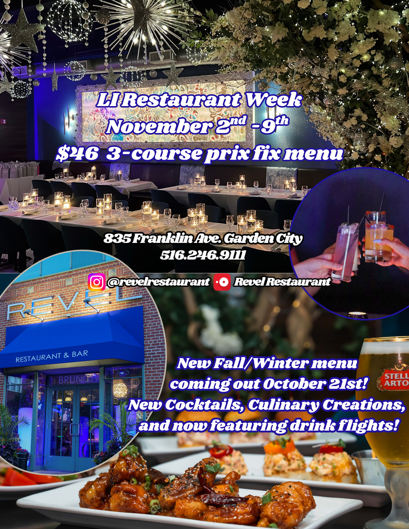 LI Restaurant week / new menu