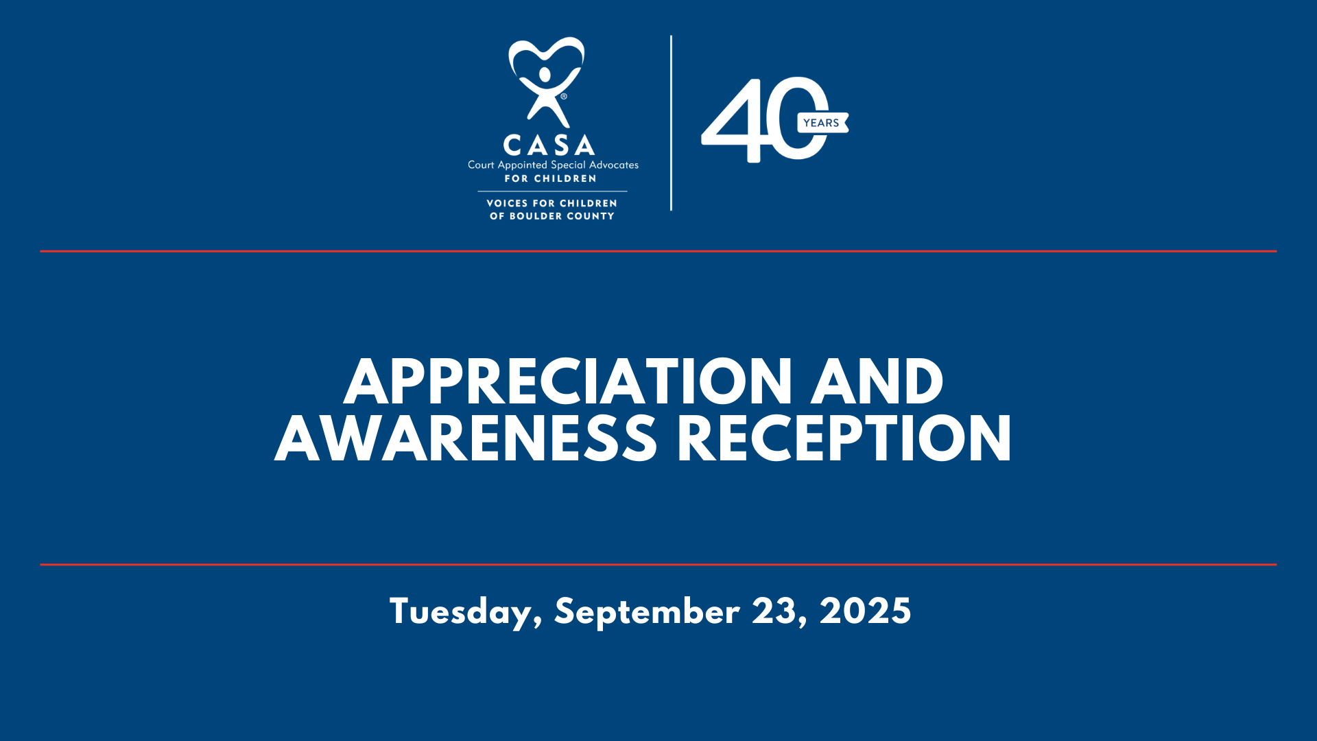 Appreciation and Awareness Reception 2025