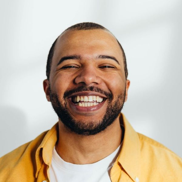 smiling man smiling man