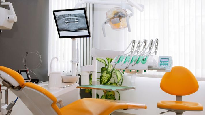A bright and cheerful dentist's office in San Diego
