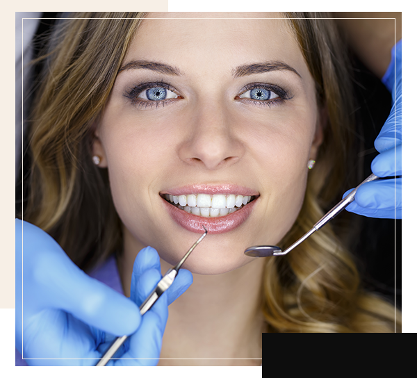 woman at the dentist