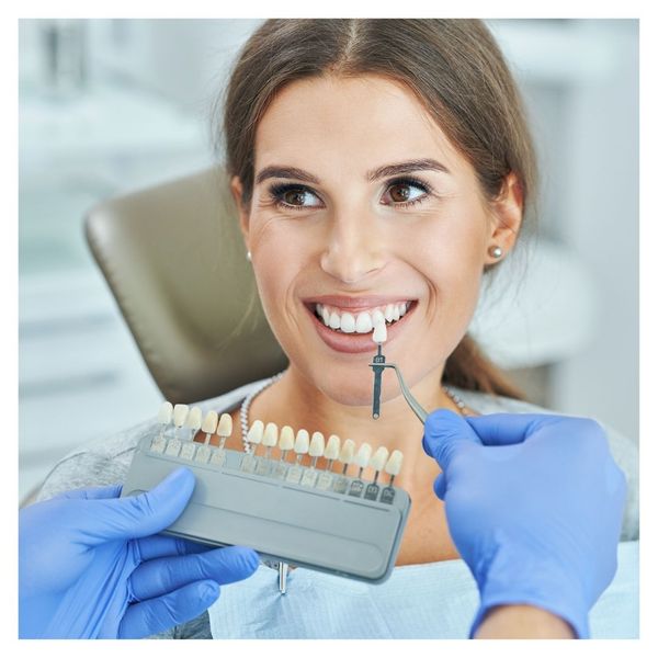 picking shade for teeth whitening