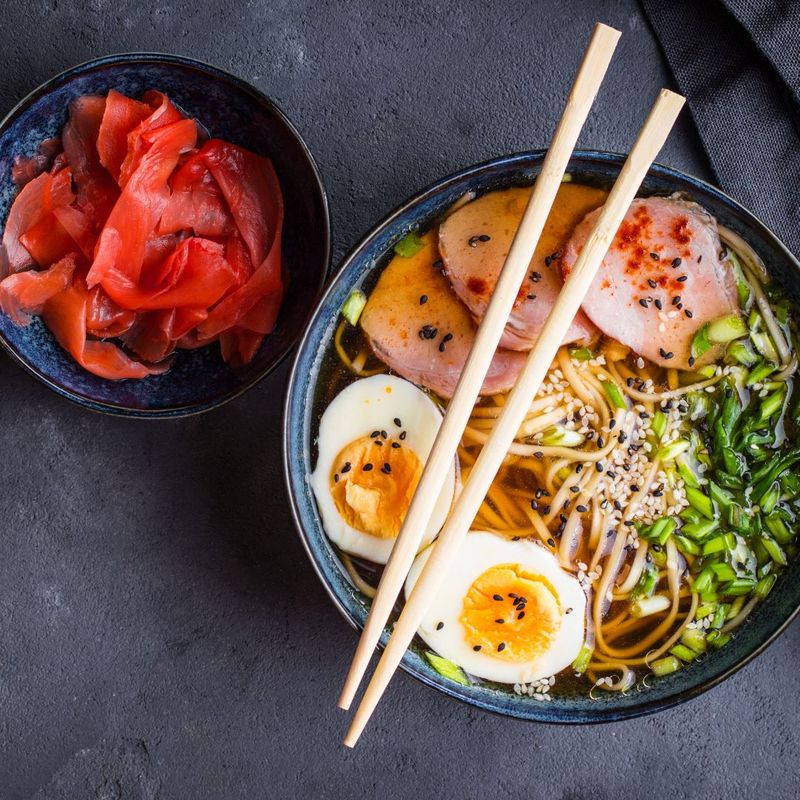 A fresh bowl of Japanese Udon