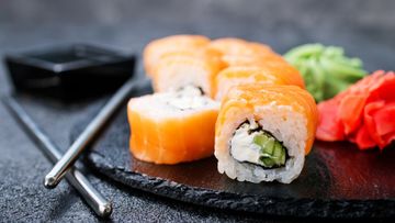 fancy sushi dish