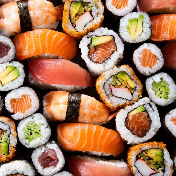 sushi spread