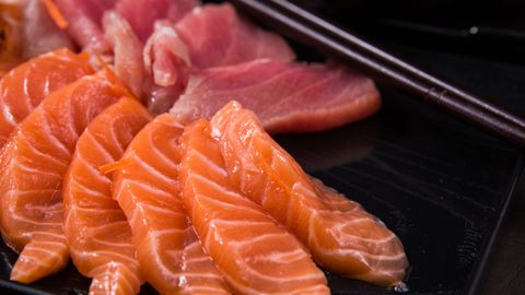 Salmon and Tuna Sashimi