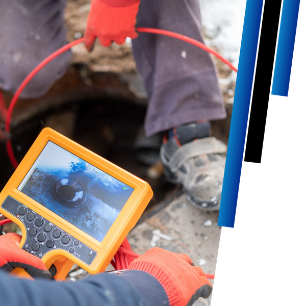 camera inspection of main sewer line 