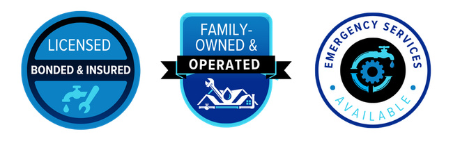 Licensed, Bonded & Insured; Family Owned & Operated: Emergency Services Available