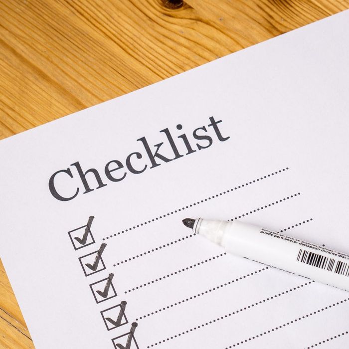 Checklist.