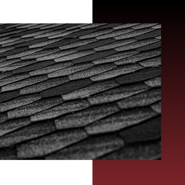close up of roofing materials