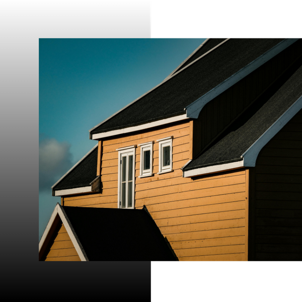 close up of a roof