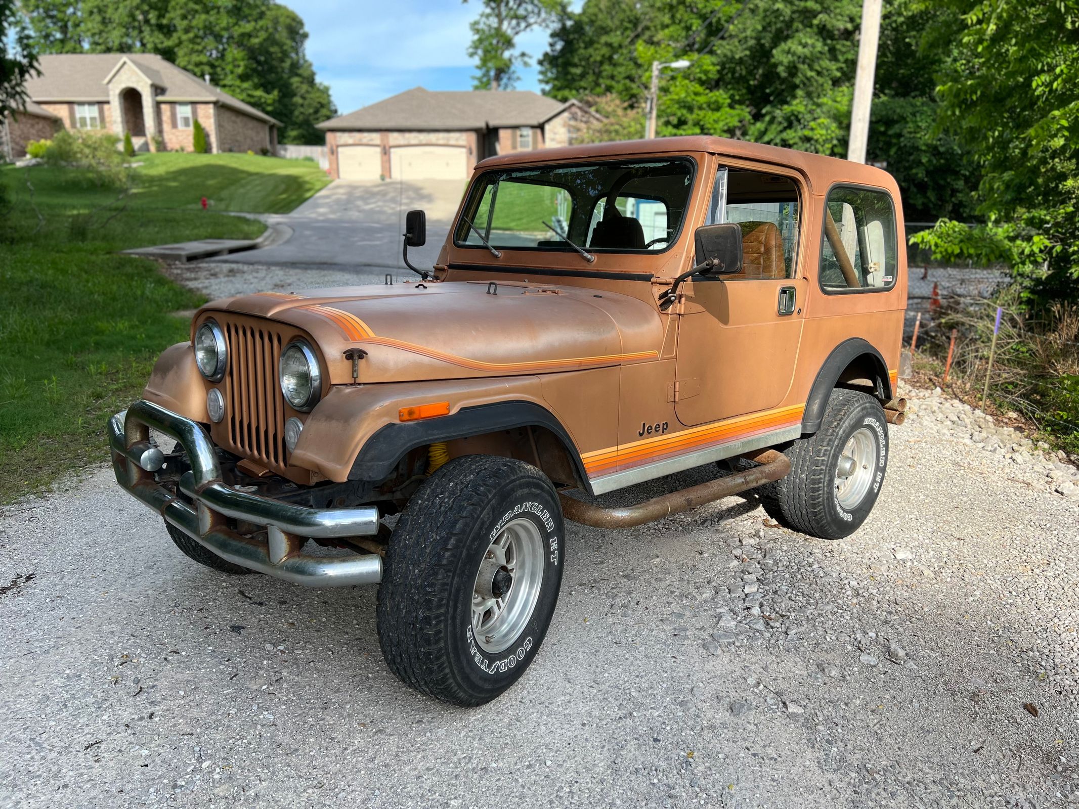 Upgraded and refurbished jeep