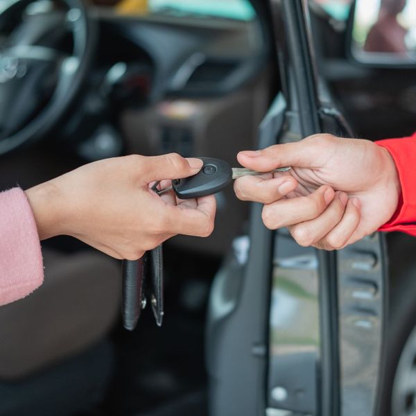 Handing over keys