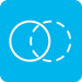Overlapping circles icon