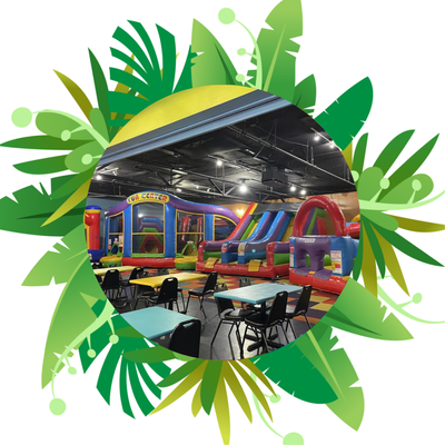 Jungle George Group Trip Ad & Website Template Leaves .png