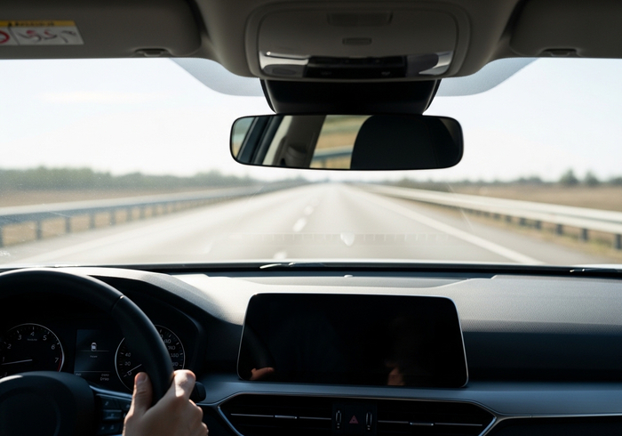 Professional Windshield Replacement in Land O' Lakes, FL for a vehicle with cracked front glass