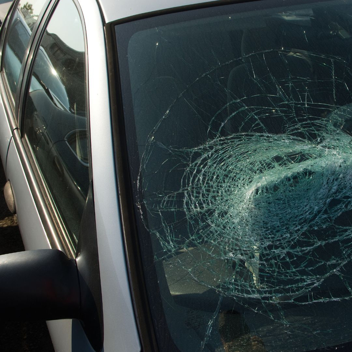 broken car windshield broken car windshield