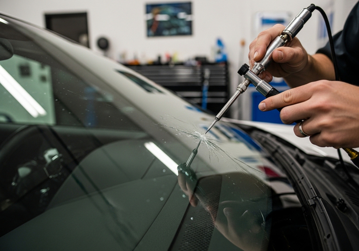Professional Windshield Replacement in Town 'n' Country, FL for a damaged vehicle windshield