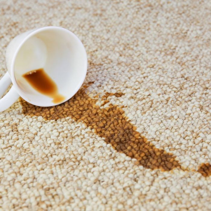 coffee stain on carpet