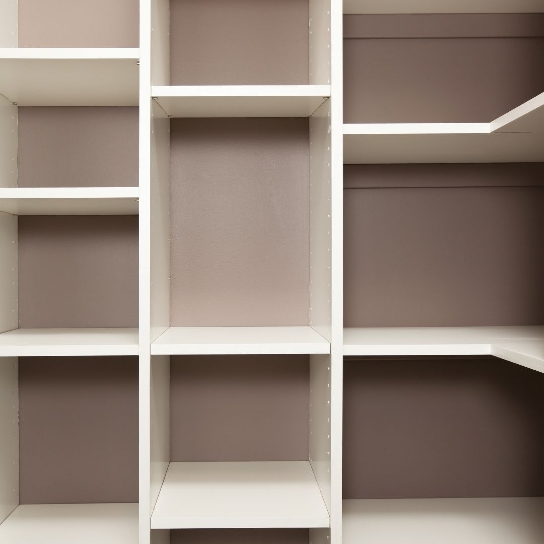 Image of vertical closet storage