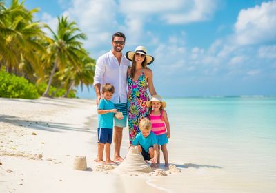 Family on vacation.