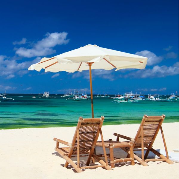 chairs on a beach