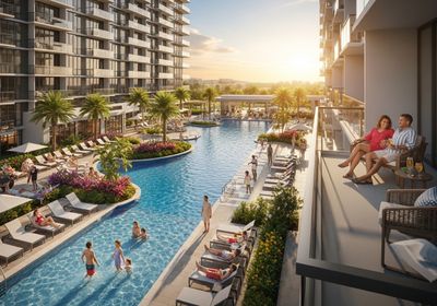 Luxury Resort Poolside Relaxation