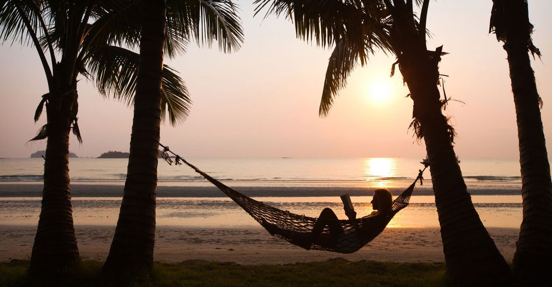 hammock on beach