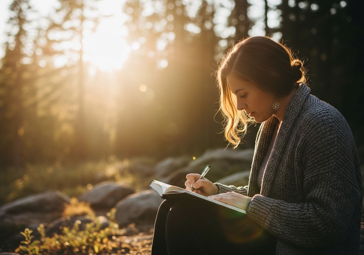 Woman Journaling in Nature