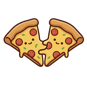 pizza hugging 