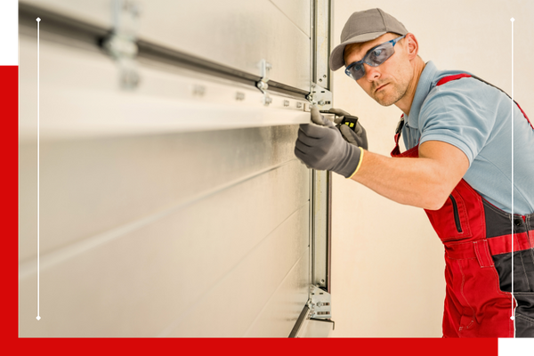 image of a garage door installation