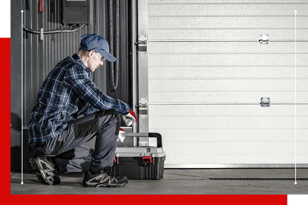 a garage door installation