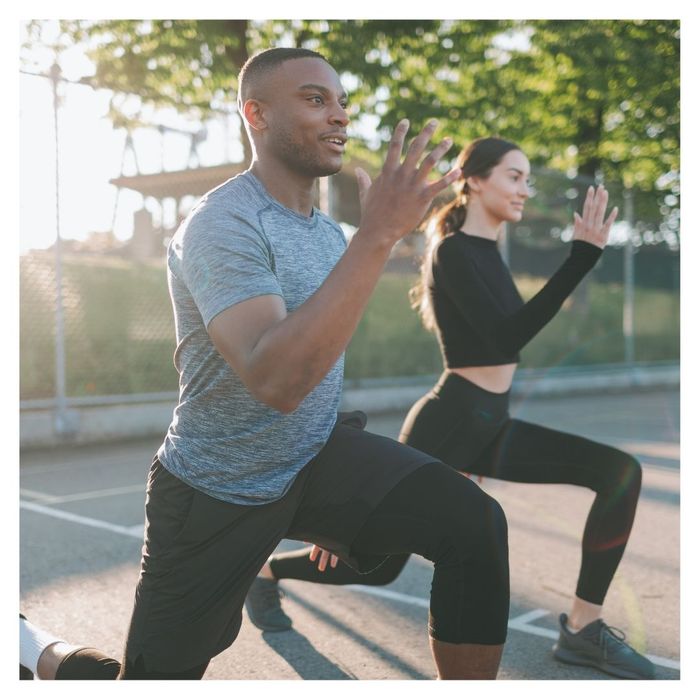 people working out