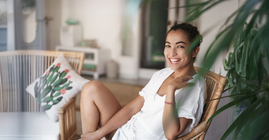 image of a healthy woman