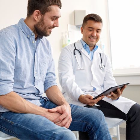 image of a doctor consult