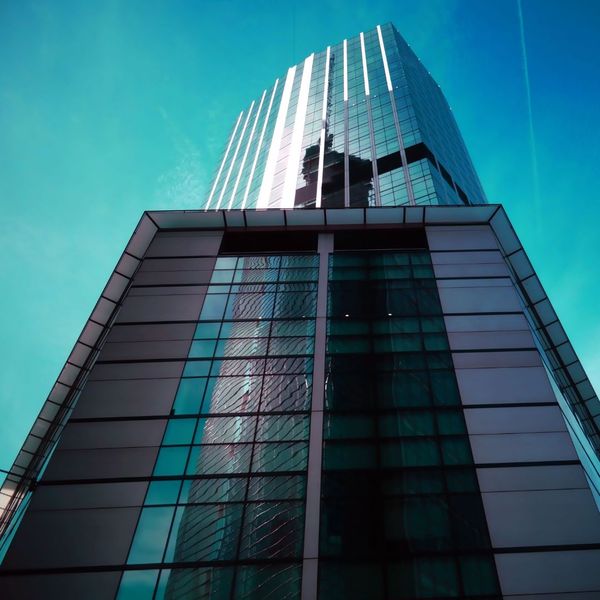 commercial building in the city