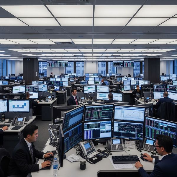 Wall Street office. Wall Street office.