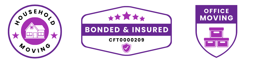 Household moving, bonded and insured CFT0000209, Office Moving